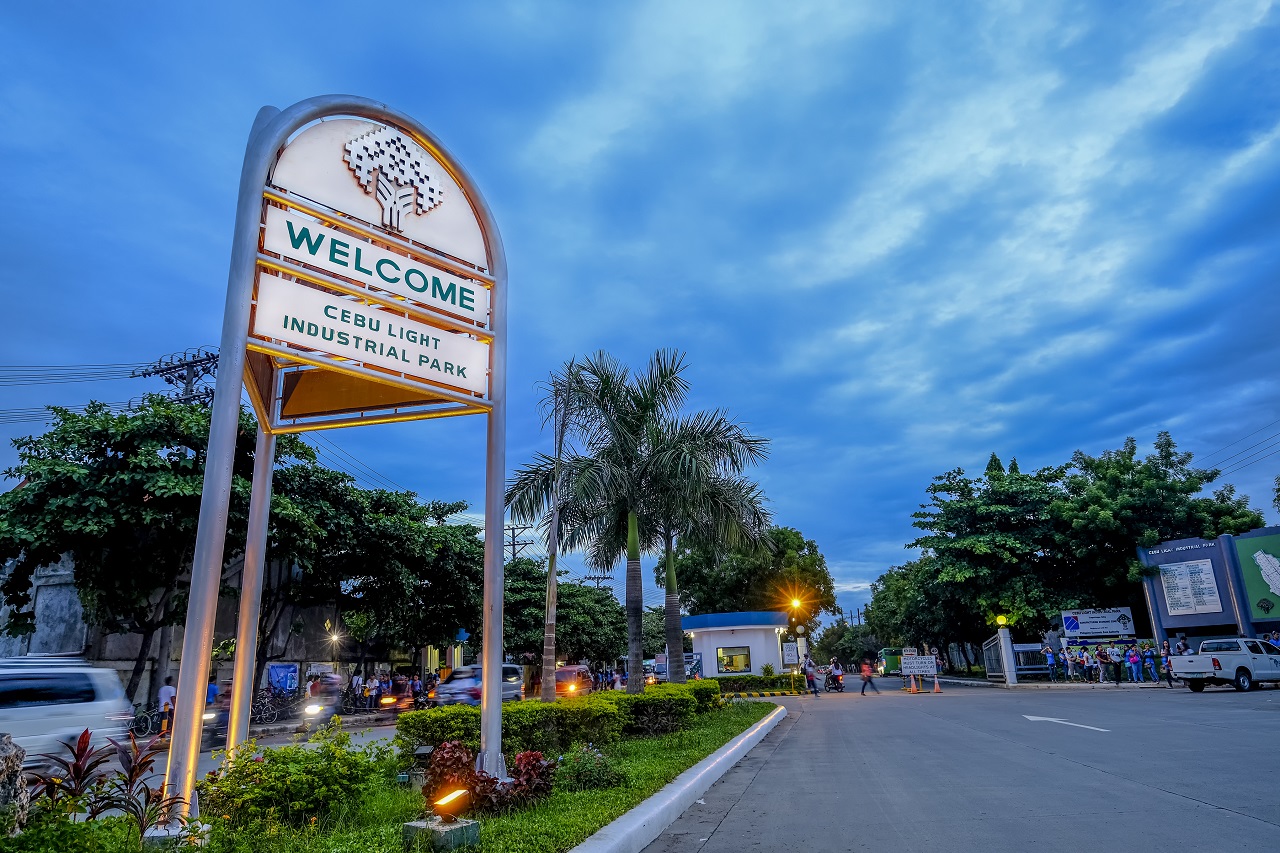 Signage of an industrial park in the Philippines