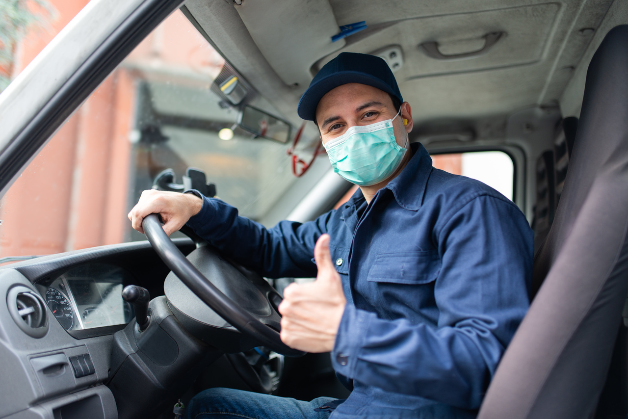 A truck driver for a logistics company