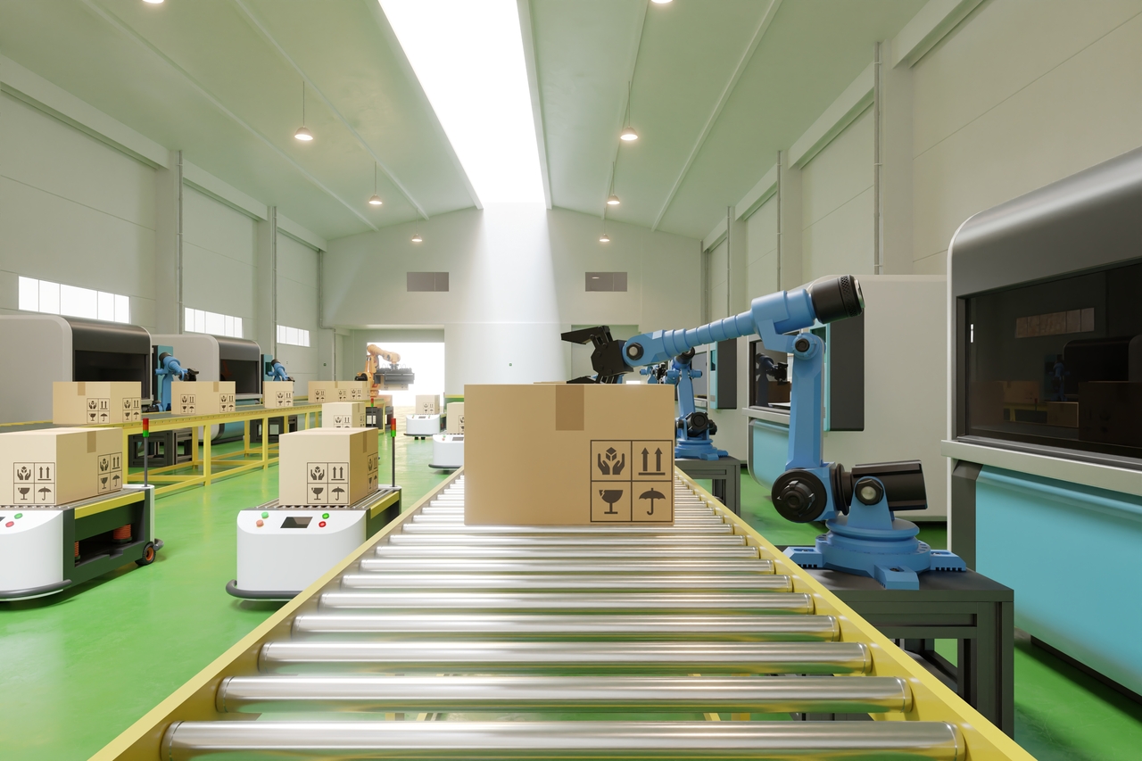 An automated packaging facility